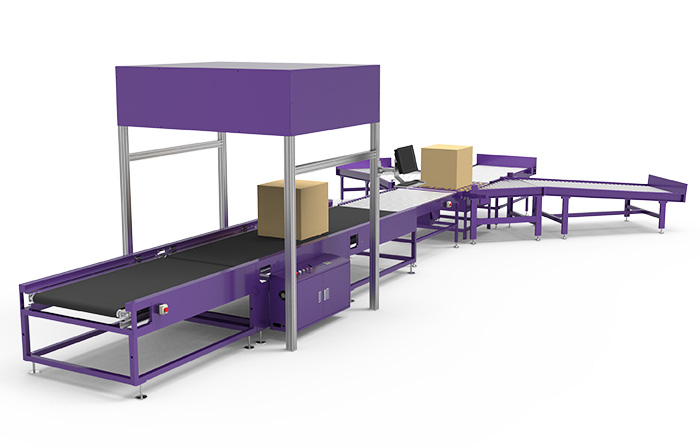 掃碼稱重量方一體機(jī)：重量體積一掃即知！